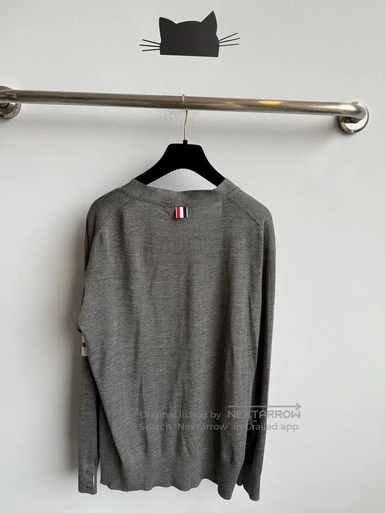 Thom Browne Thom Browne Gray sweater Size US XXL / EU 58 / 5 - 2 Thumbnail