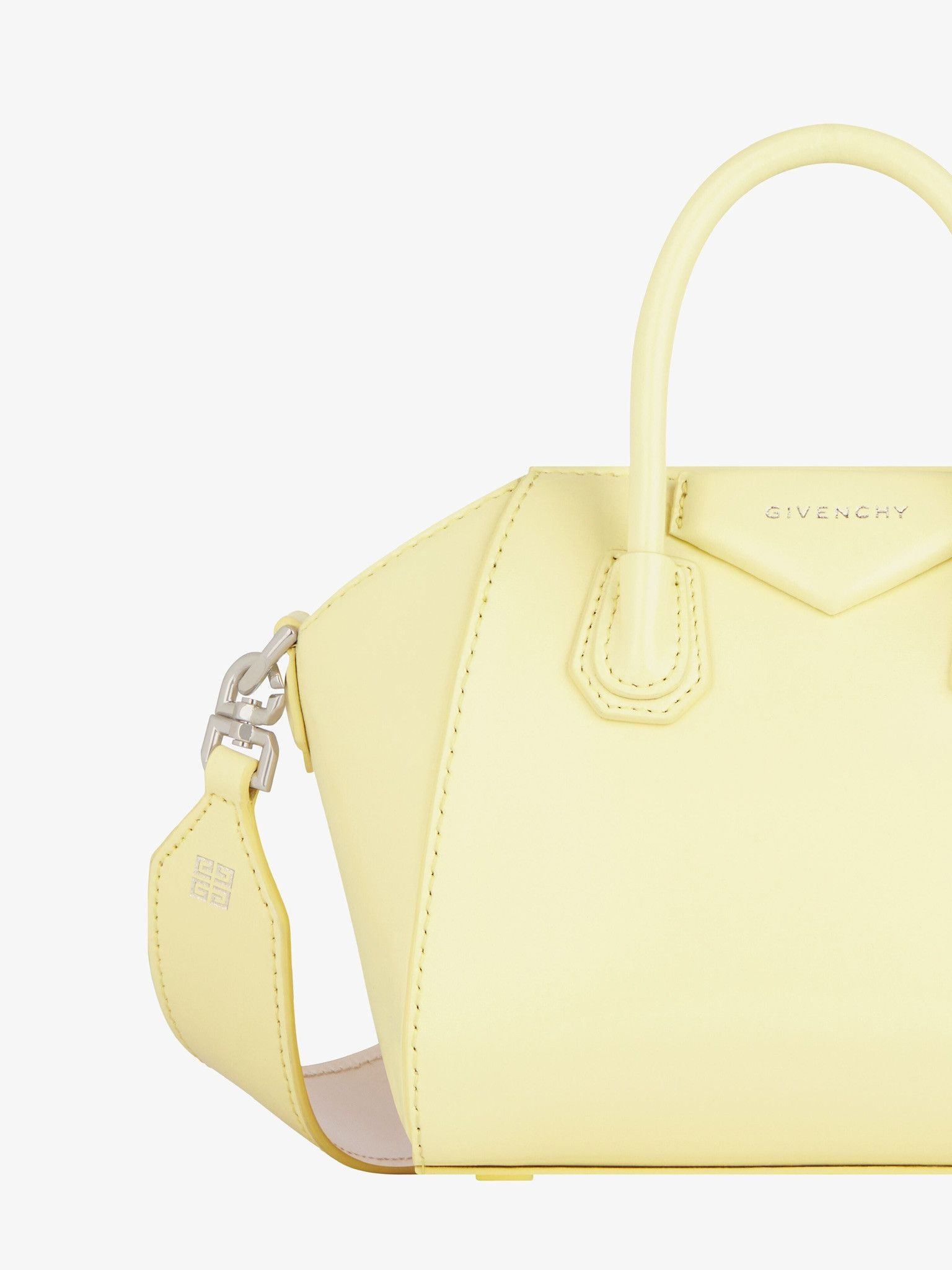Givenchy o1w1db10325 Size: OS/Antigona Toy Bag in Soft Yellow Size ONE SIZE - 3 Thumbnail