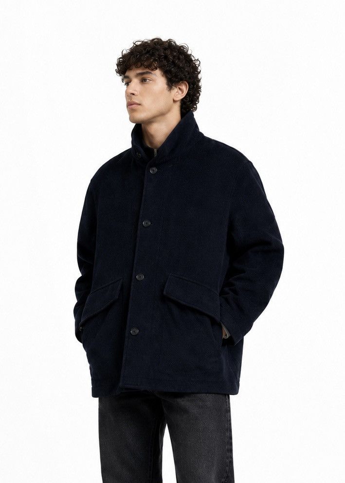 Hugo Boss Hugo Boss Wool Coat Jacket Black Vintage Size US XL / EU 56 / 4 - 1 Thumbnail