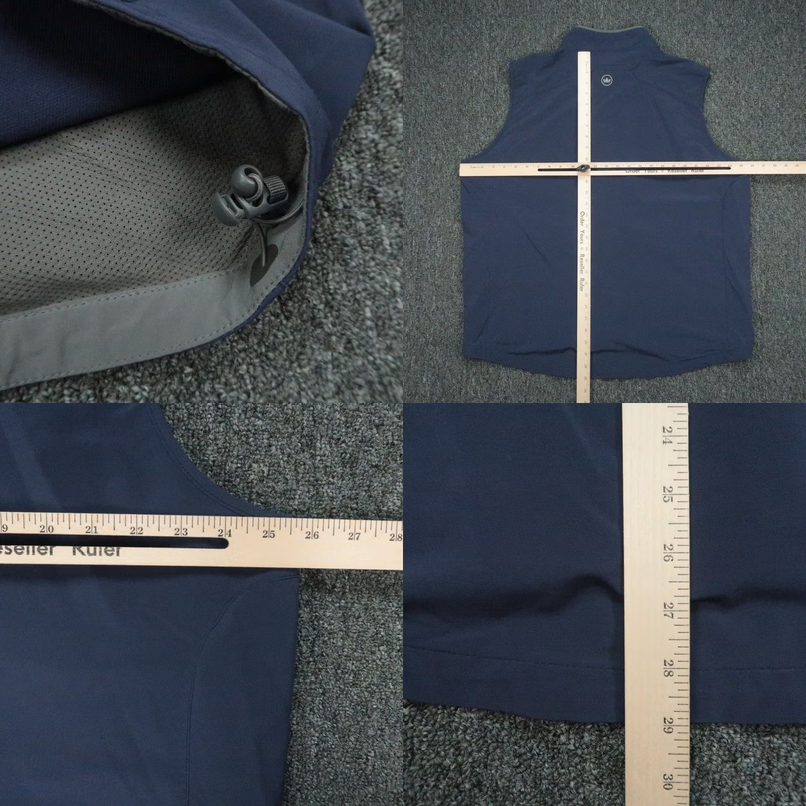 Peter Millar Peter Millar Vest Mens XXL Blue Performance Full Zip Pockets Stretch Golf Size US XXL / EU 58 / 5 - 8 Thumbnail