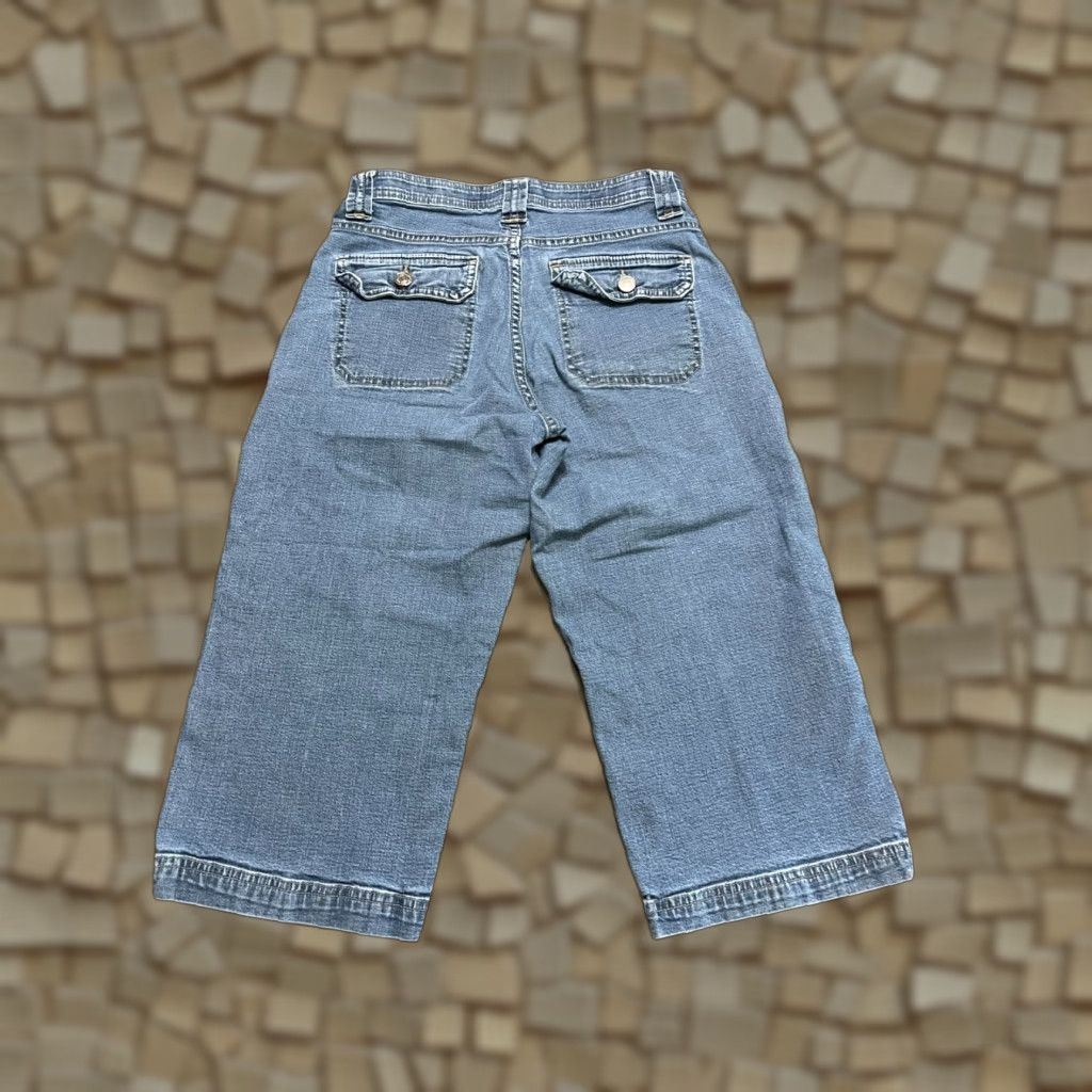 Lee Lee Jeans Women's Size 4P Blue Denim Capris Comfort Waistband Size 27" / US 4 / IT 40 - 1 Thumbnail