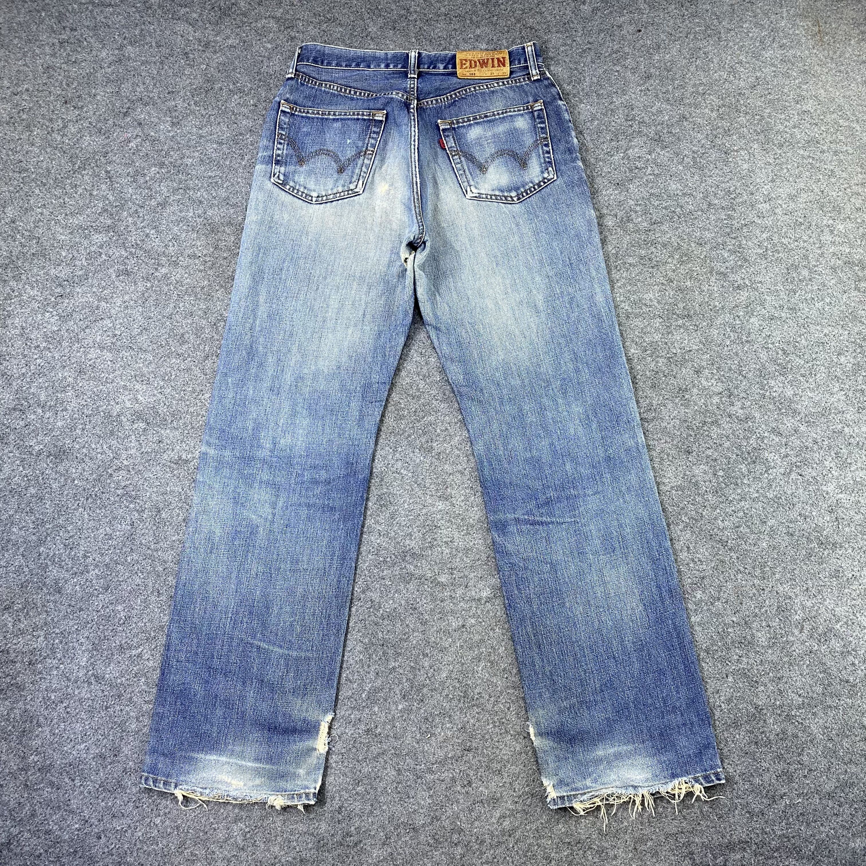 Edwin × If Six Was Nine × Vintage Vintage Edwin 503 Blue Wash Denim-J1177 Size US 30 / EU 46 - 4 Thumbnail