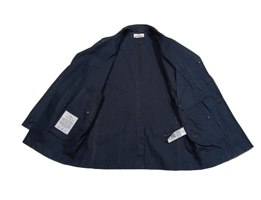 Stone Island Stone Island 2015 Tan 3L Performance Cotton Trench Coat Size US L / EU 52-54 / 3 - 8 Thumbnail