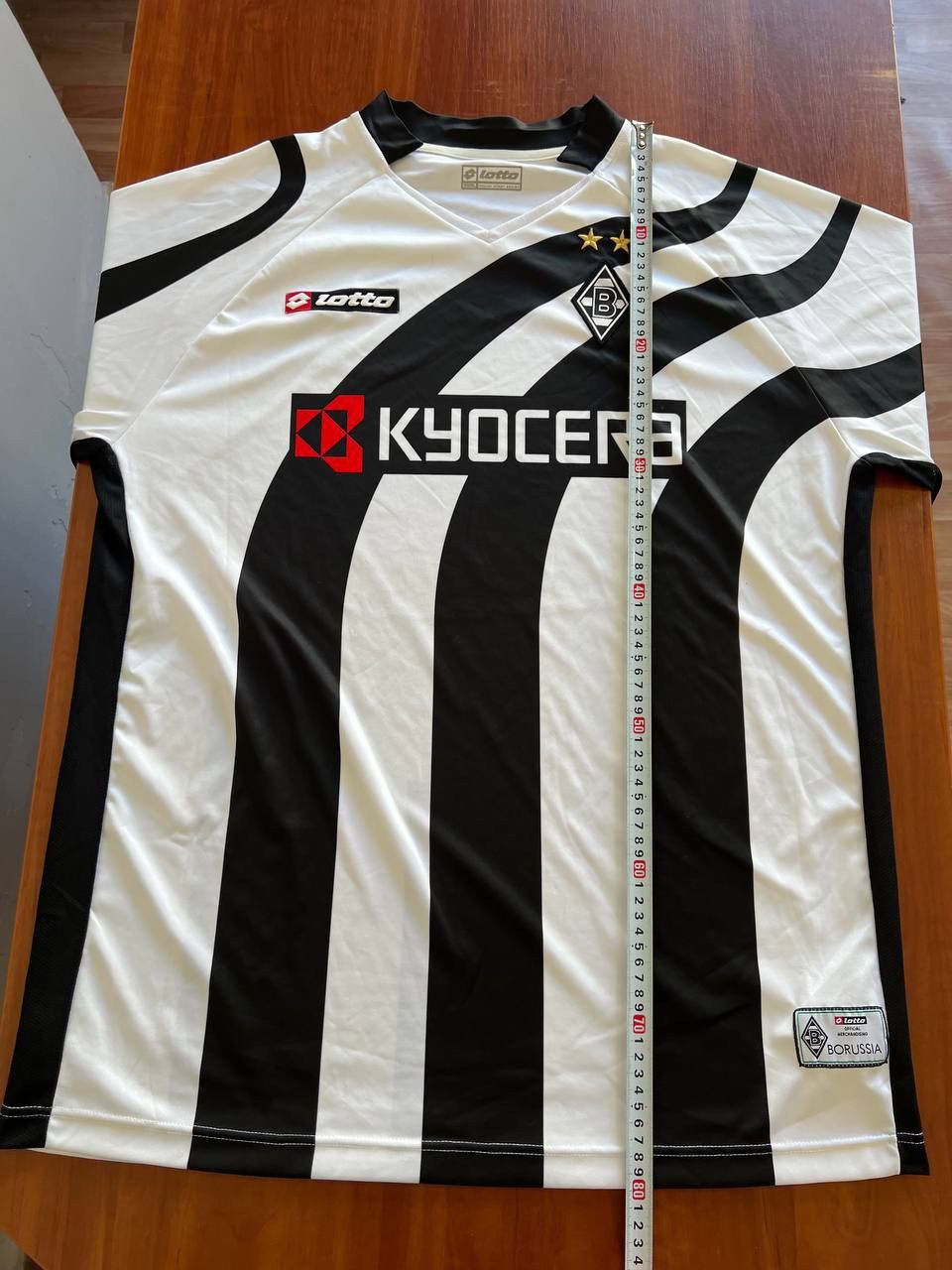 Lotto Sport 2006/7 BORUSSIA MONCHENGLABACH HOME SOCCER FOOTBALL JERSEY Size US XXL / EU 58 / 5 - 13 Thumbnail