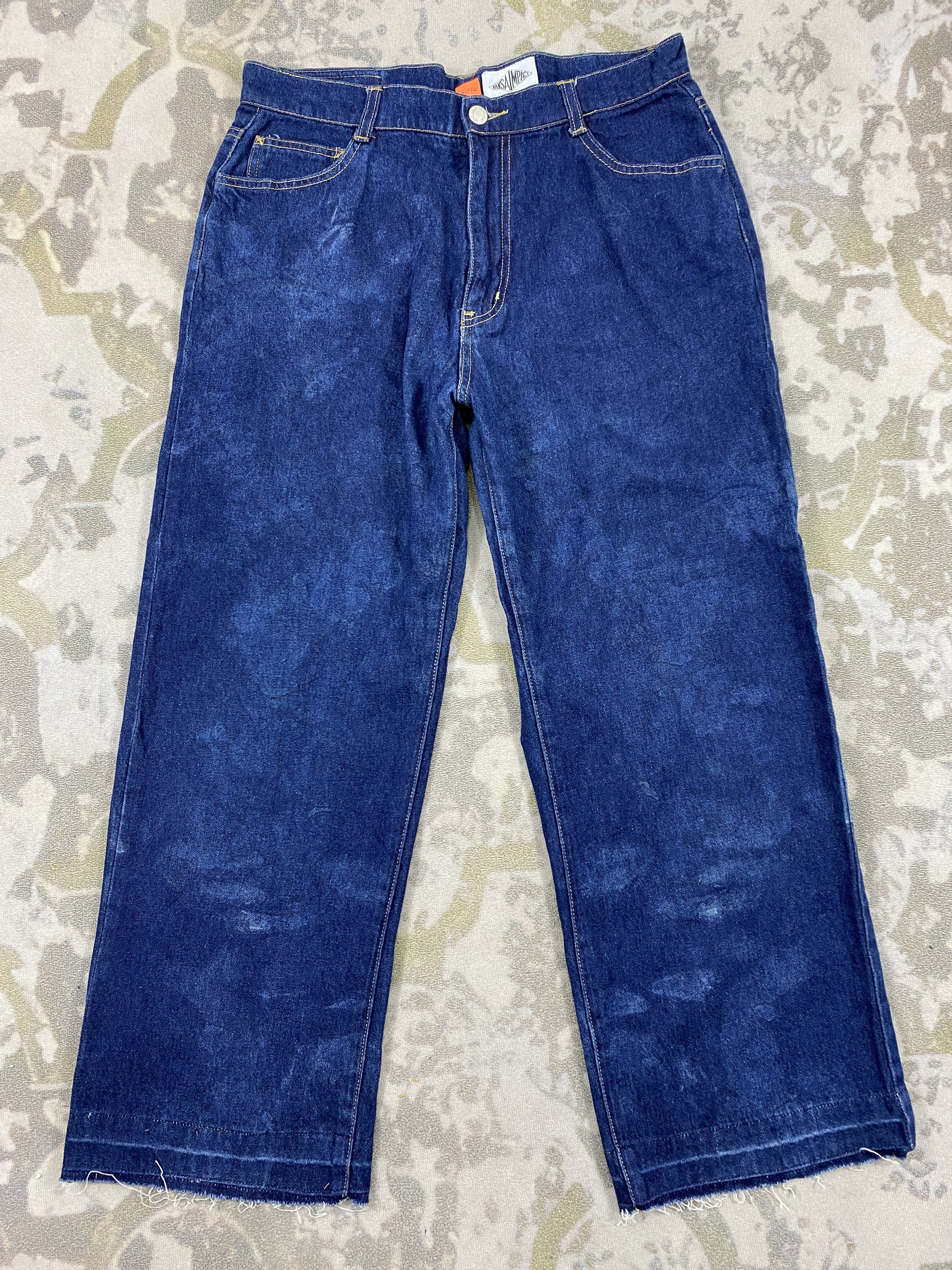 image of Hype Vintage Kansai Impact Jeans 31X25.5 Denim- Jn3774 in Blue Distressed, Men's