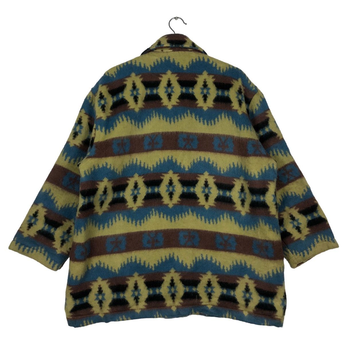 Japanese Brand 🔥90’s Vintage Navajo Aztec Wool Jacket Inspire Pendelton Size US M / EU 48-50 / 2 - 7 Thumbnail
