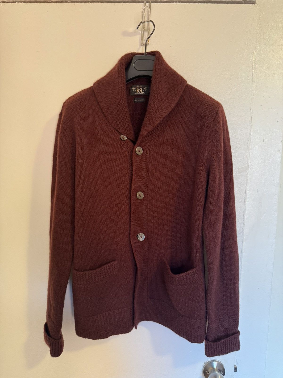 RRL Ralph Lauren RRL Shawl Cashmere Cardigan - Medium -Gently Used Size US M / EU 48-50 / 2 - 1 Thumbnail