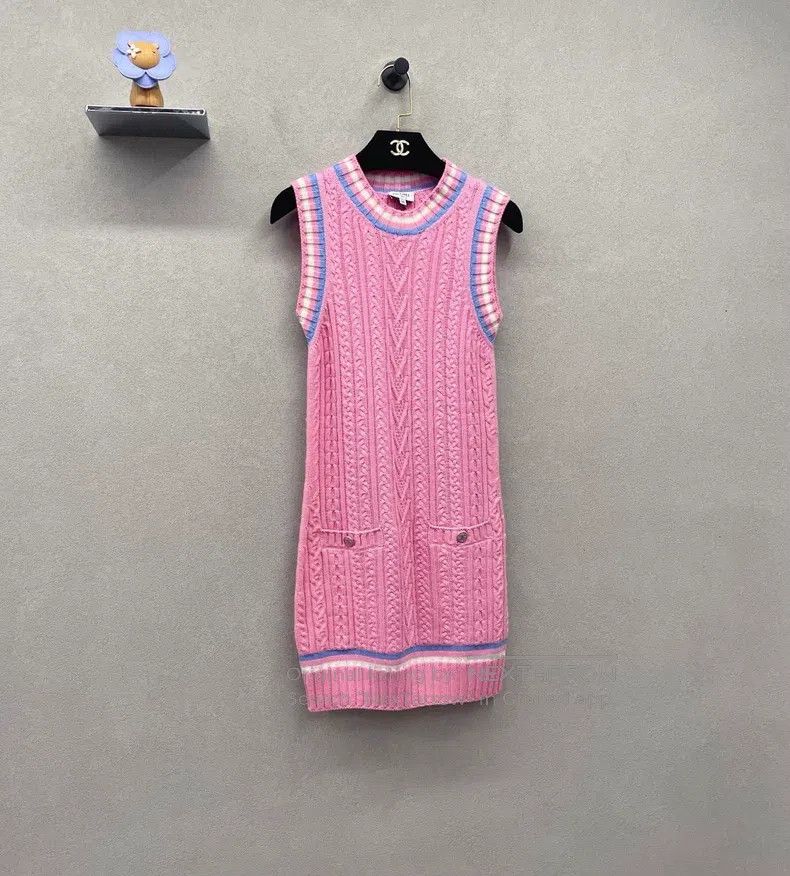 Chanel Chanel Colour block striped casual sleeveless dress Size XXS / US 00 / IT 34 - 3 Thumbnail