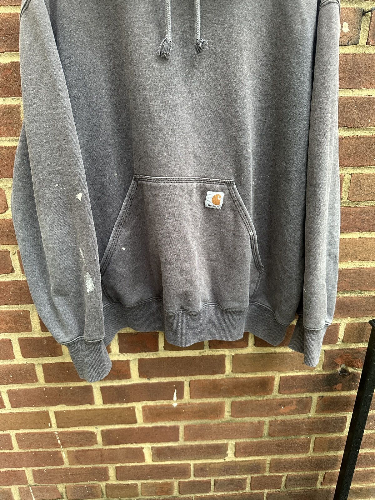 Carhartt Distressed Carhartt Pullover Hoodie Sun-Faded Size US XL / EU 56 / 4 - 3 Thumbnail