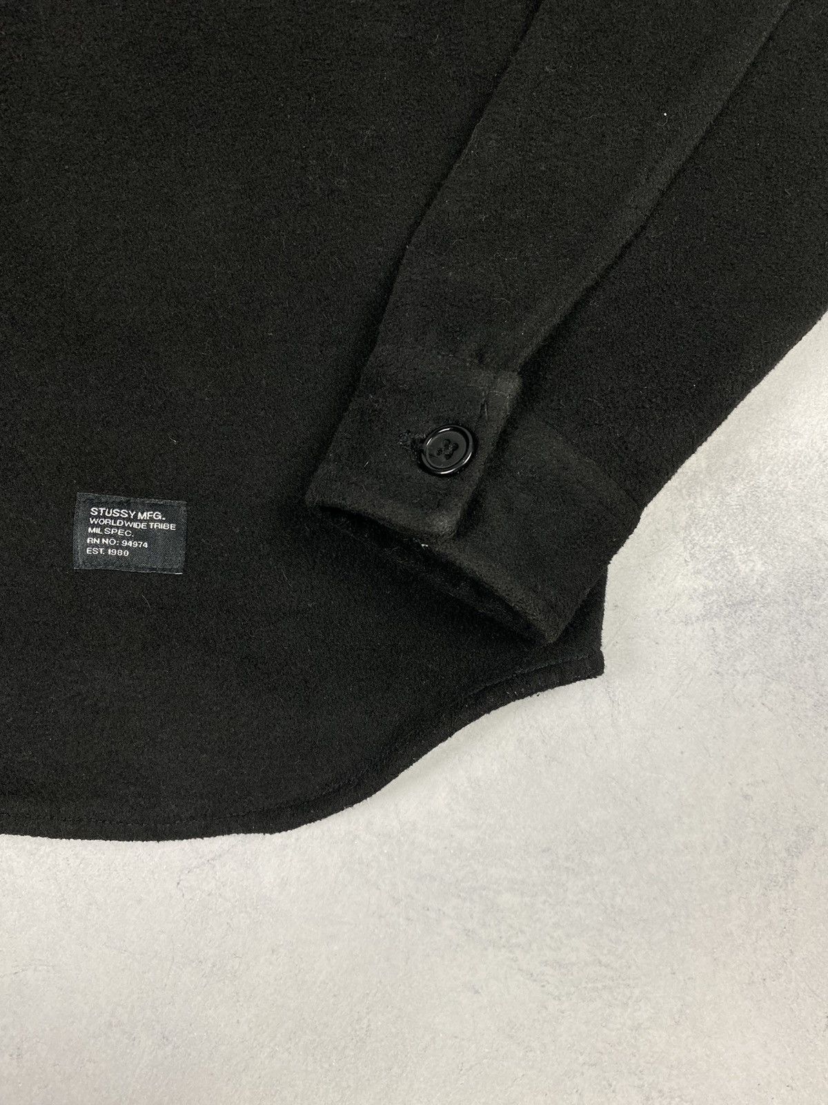 Stussy Vintage 00s Stussy Wool Overshot Button Up Shirt Size US S / EU 44-46 / 1 - 10 Thumbnail