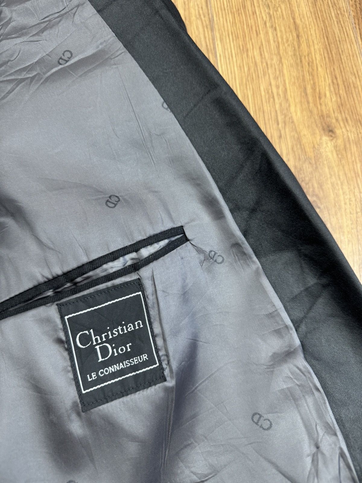 Christian Dior Monsieur Vintage wool blazer Christian Dior original luxury item Size 52L - 3 Thumbnail