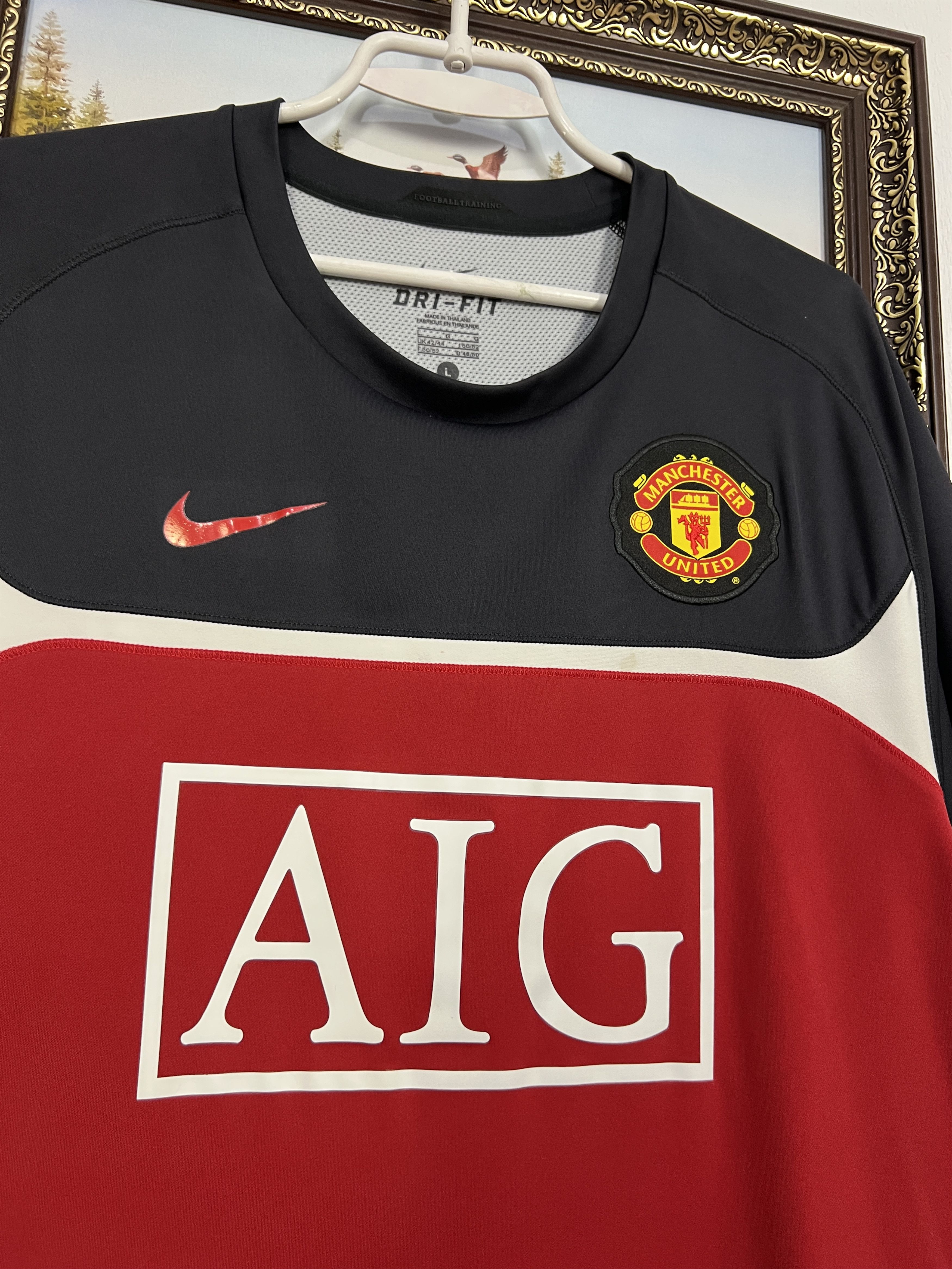Nike Vintage Nike Manchester United Shirt Soccer Jersey Trikot Size US L / EU 52-54 / 3 - 3 Thumbnail