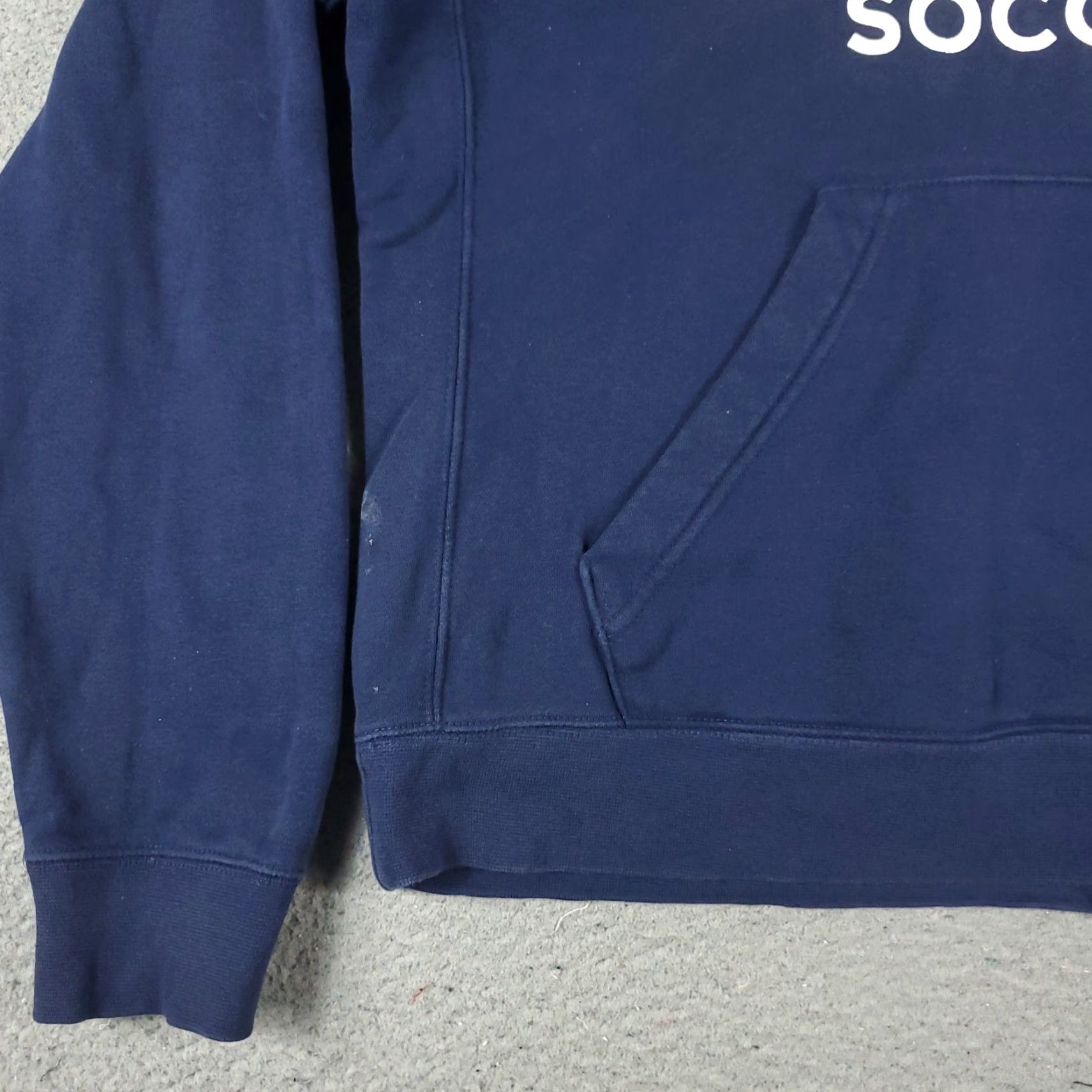 Nike Nike Hoodie Womens M Blue Swoosh Pullover Logo Mock Neck Drawstring Regular Sweatshirt Crew Neck Knitted Sweatshirt All Seasons Size M / US 6-8 / IT 42-44 - 4 Thumbnail