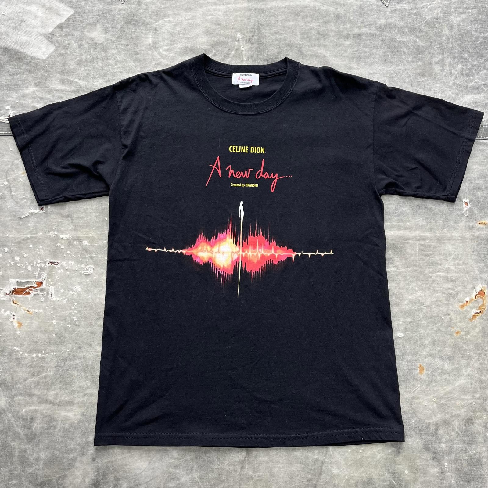 Band Tees × Vintage Vintage Y2K Deadstock Celine Dion A New Day Pop Music Shirt Size US L / EU 52-54 / 3 - 1 Thumbnail