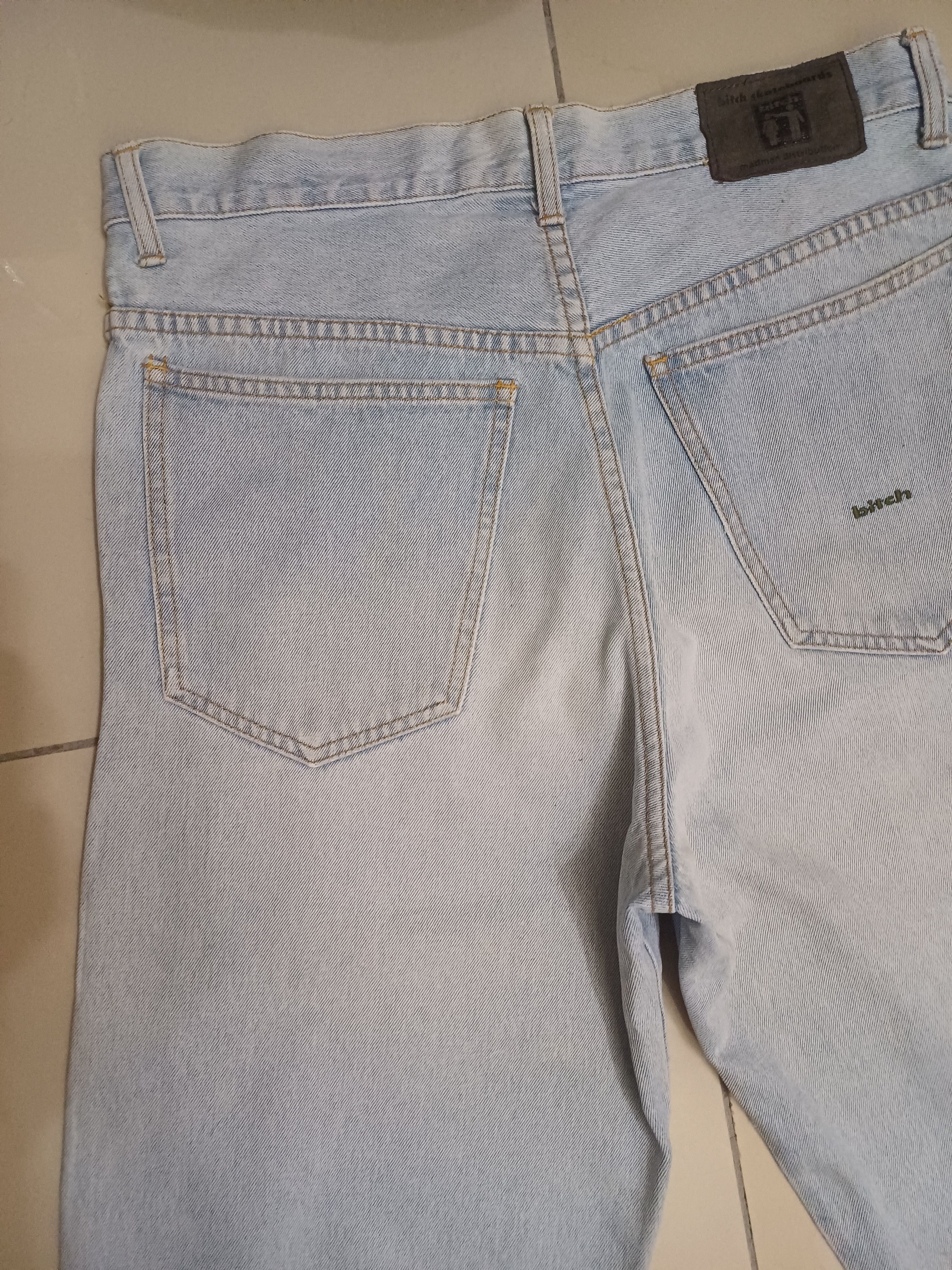 JNCO Vintage y2k/ 90s BITCH SKATEBOARDS baggy jeans Size US 30 / EU 46 - 12 Thumbnail