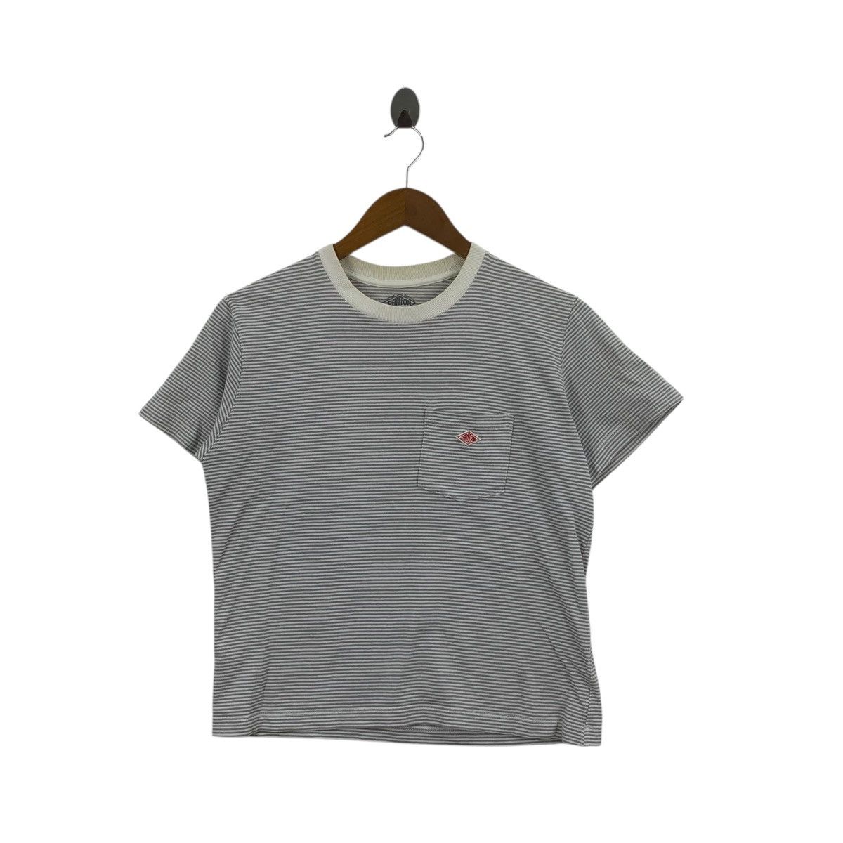 Danton DANTON FRANCE Vetements De Travail Striped Pocket Tee Shirt Size S / US 4 / IT 40 - 1 Thumbnail