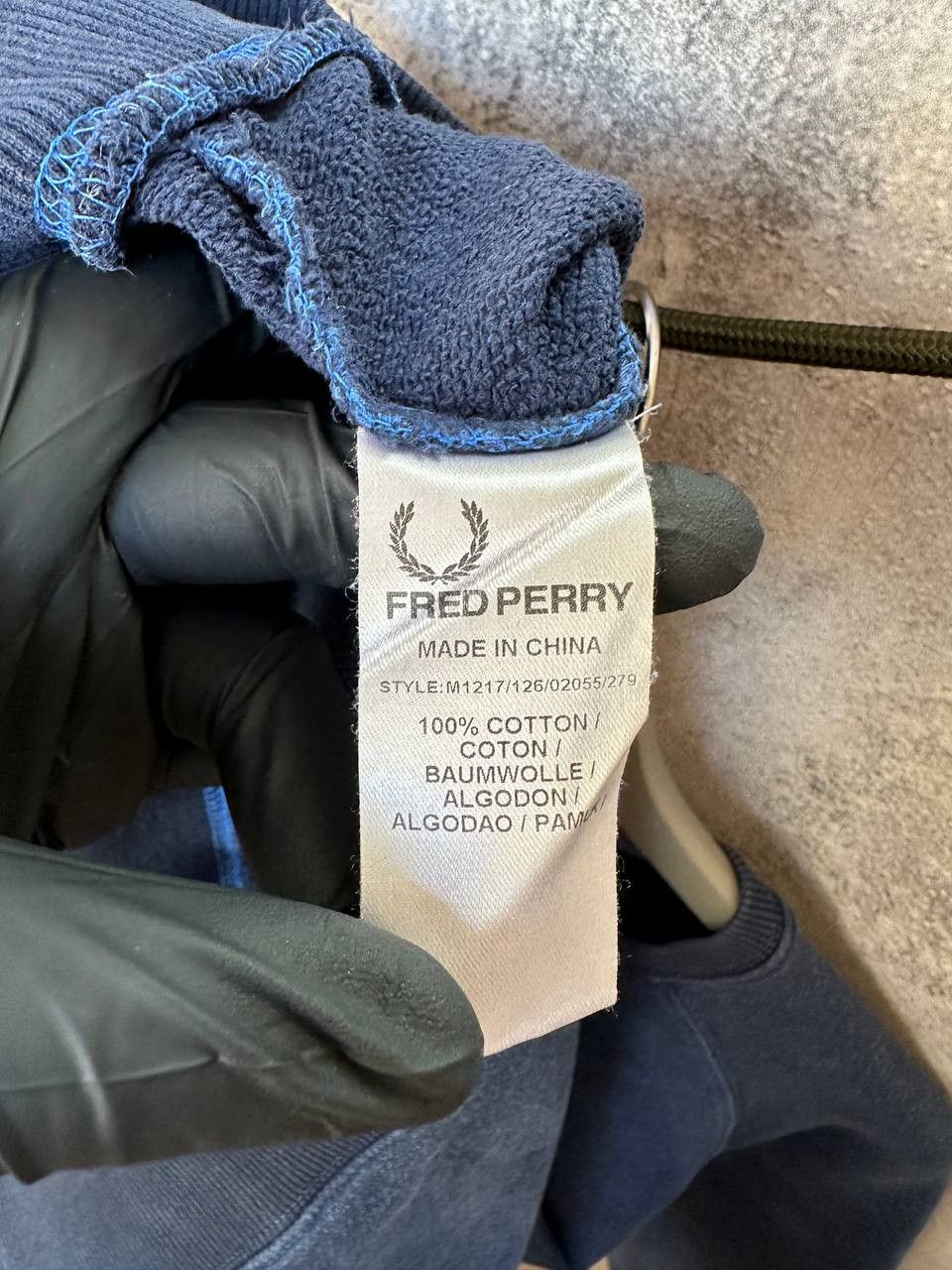 Fred Perry Fred Perry Crew neck Sweatshirt Blue Cotton Sweater Jumper Size US L / EU 52-54 / 3 - 12 Thumbnail