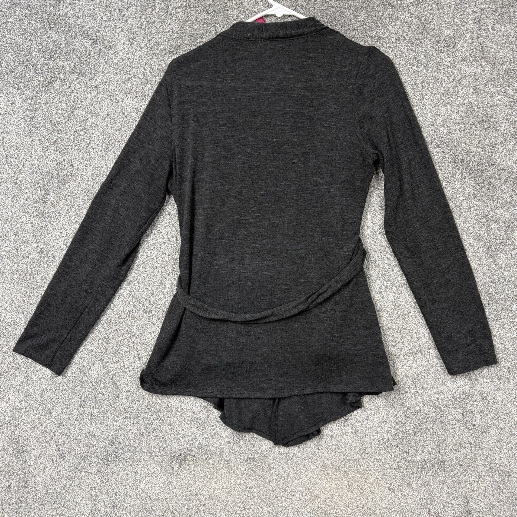 Vintage Cardigan Womens XL Gray Sequin Open Front Belted Gothic Party Girl Y2K Size XL / US 12-14 / IT 48-50 - 7 Thumbnail