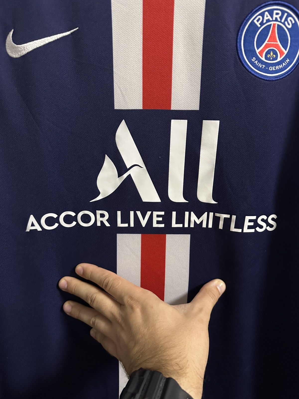Nike Soccer Jersey Nike PSG Paris Saint German Size US XL / EU 56 / 4 - 4 Thumbnail