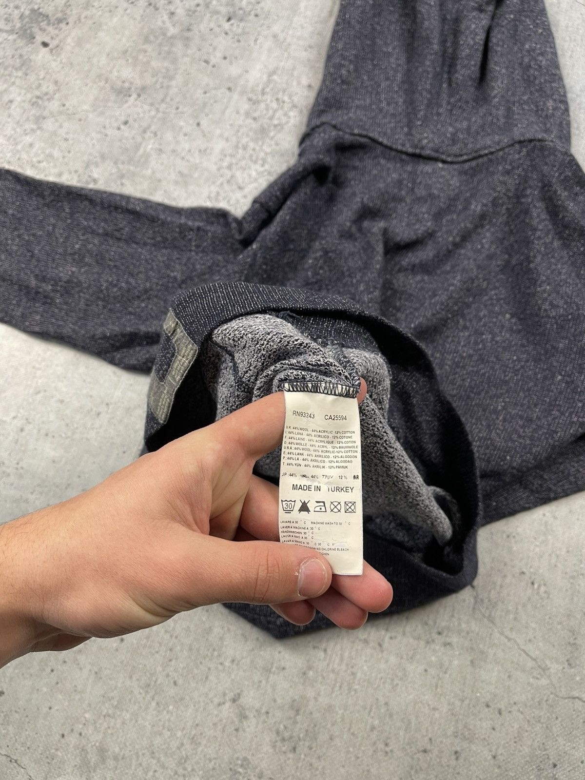 Diesel × Vintage Vintage Diesel Hoodie Avant Garde Size US S / EU 44-46 / 1 - 7 Thumbnail