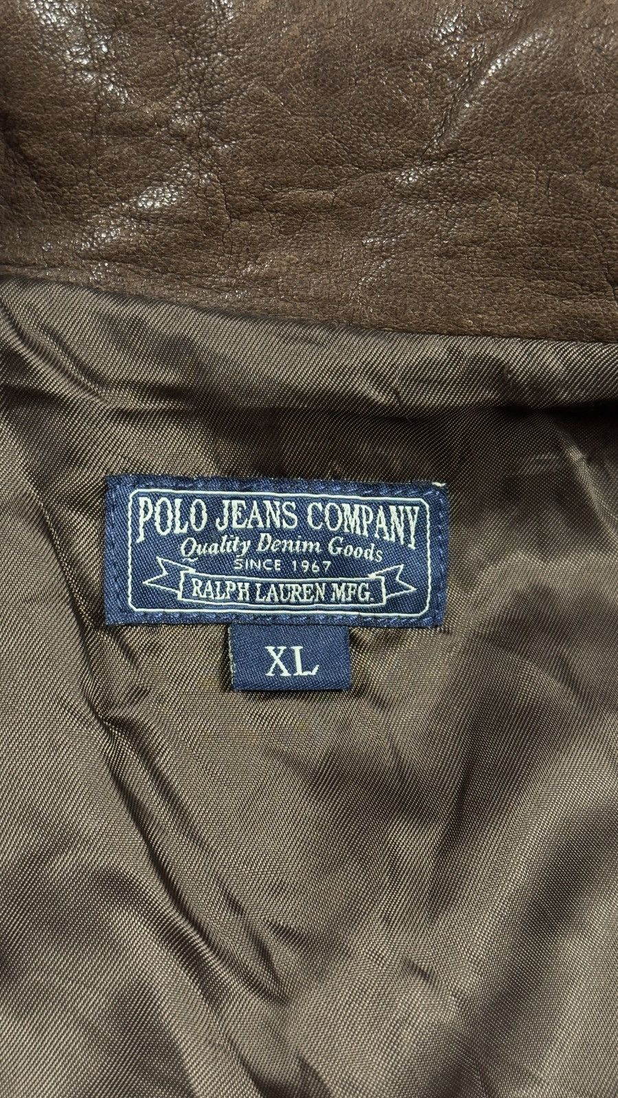 Ralph Lauren Vintage Polo Jeans Ralph Lauren A-2 Leather Bomber Jacket XL Size US XL / EU 56 / 4 - 11 Thumbnail