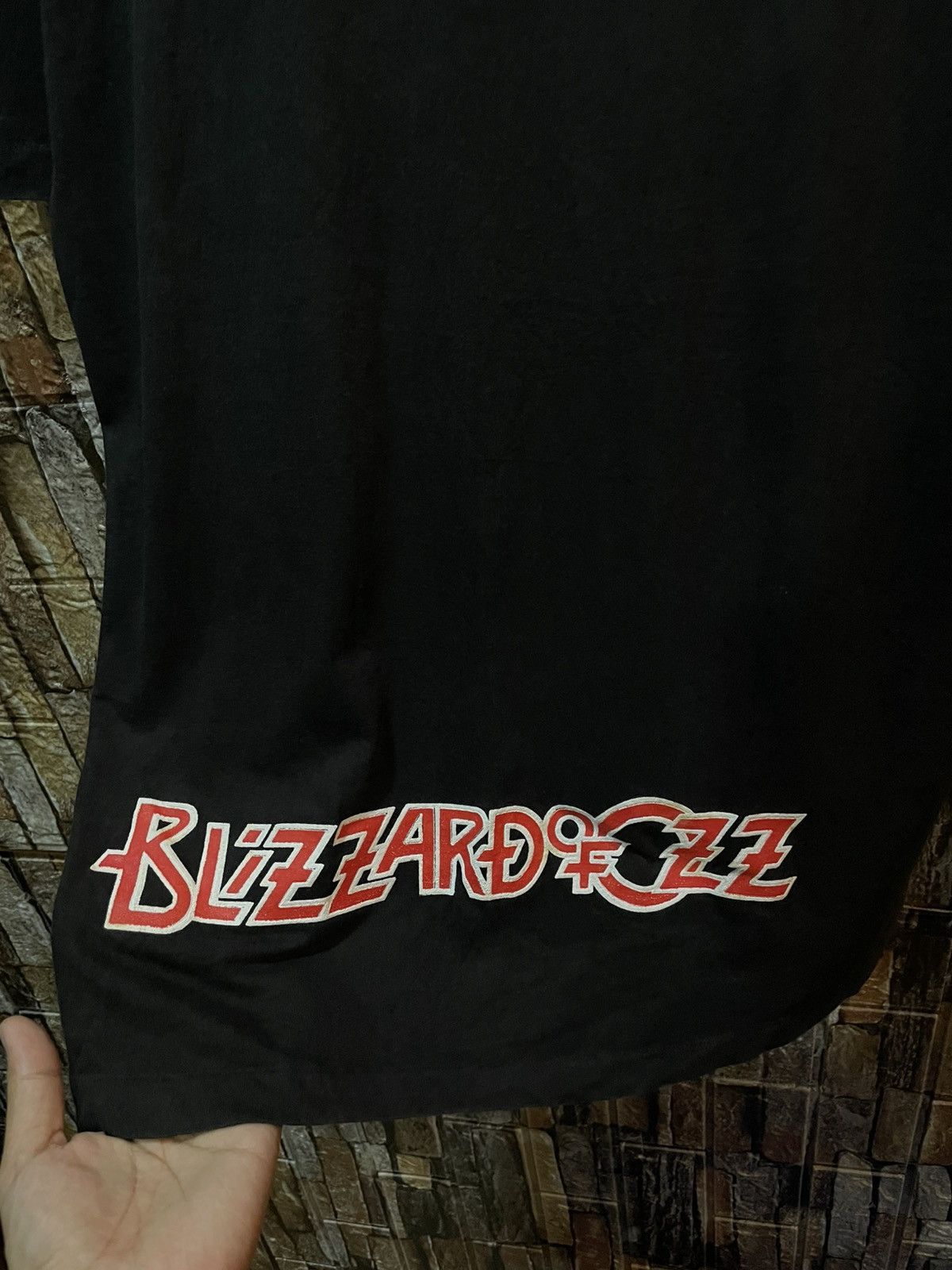 Hanes Vintage 90s ozzy osbourne Blizzard of ozz Size US L / EU 52-54 / 3 - 4 Thumbnail