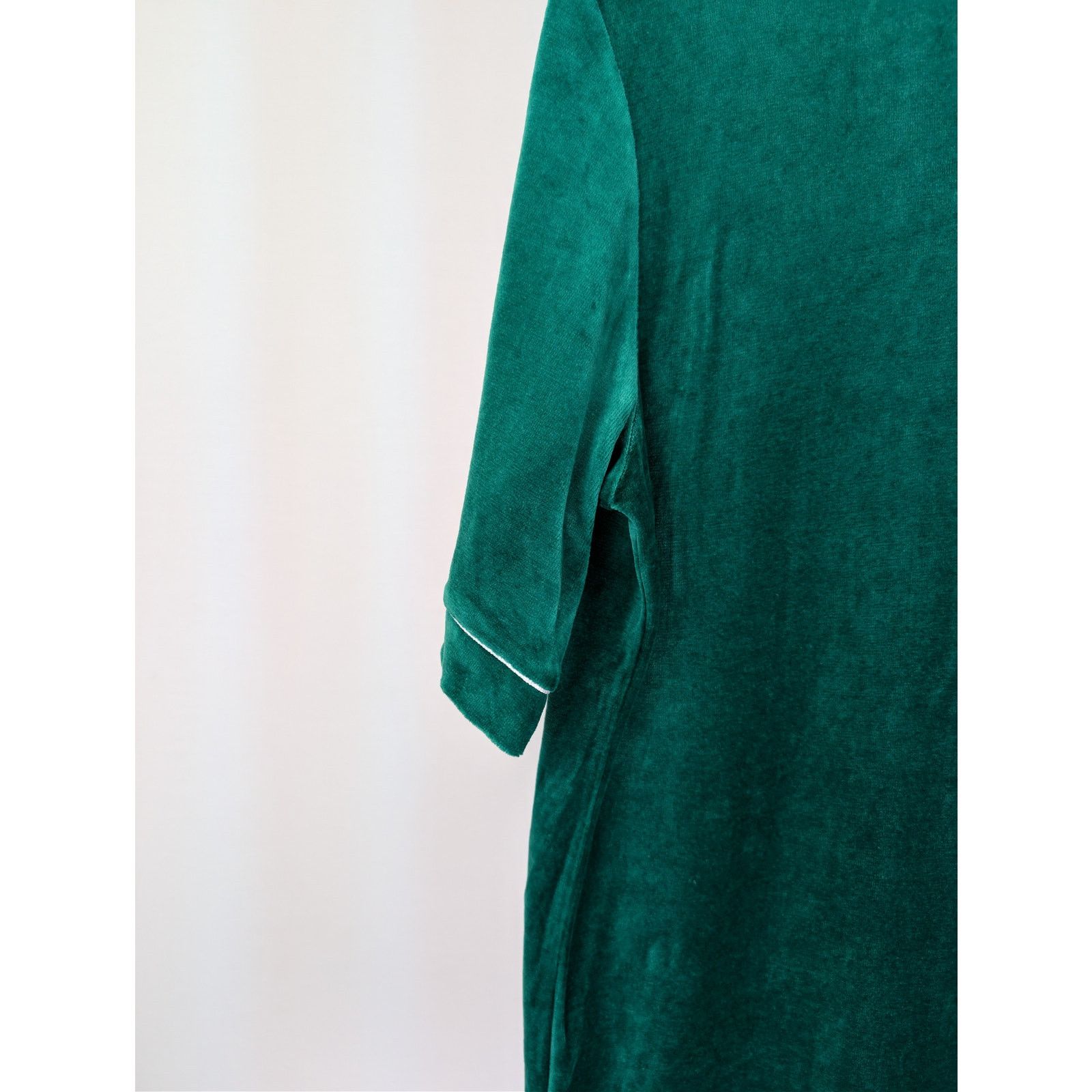 Casablanca o1rshd1 CC20 Men's Short Sleeved Velour Shirt in Evergreen Size US S / EU 44-46 / 1 - 13 Thumbnail