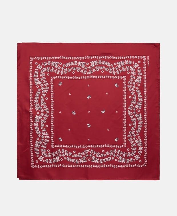 Lanvin Silk square scarf Size ONE SIZE - 1 Thumbnail