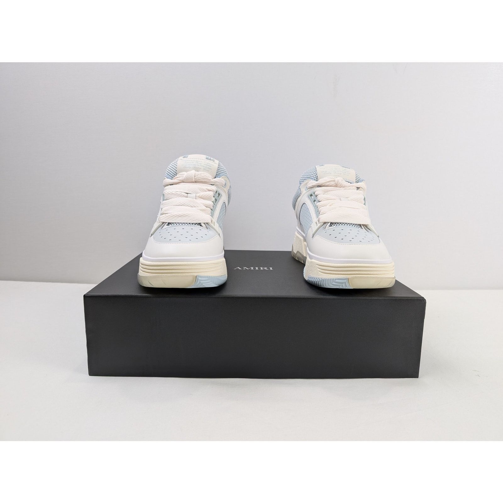 Amiri o1rshd1 Q:2 / MA-1 Sneakers in Ice Blue Size US 11 / EU 44 - 12 Thumbnail
