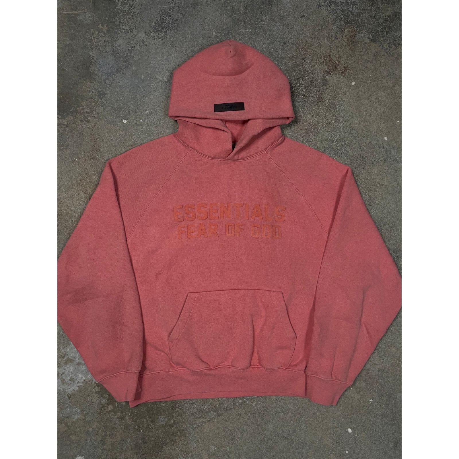 Essentials Essentials Hoodie Red Used Small Size US S / EU 44-46 / 1 - 1 Thumbnail