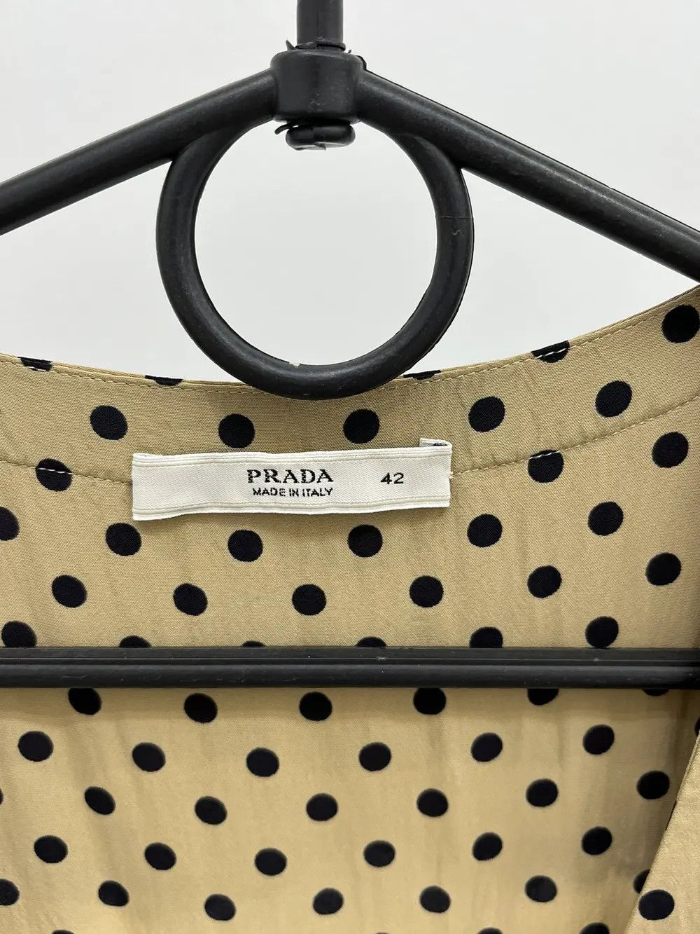 Prada Prada Polka Dot Viscose Dress Size M / US 6-8 / IT 42-44 - 2 Thumbnail