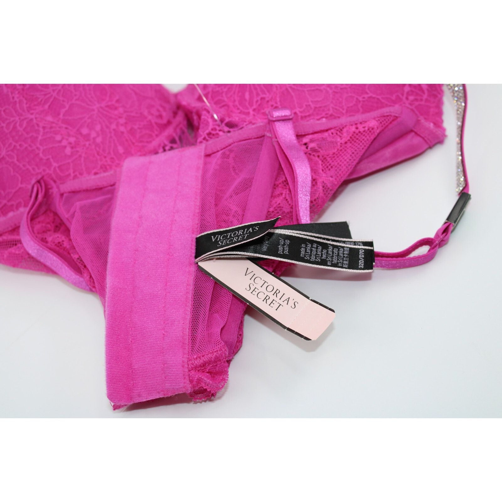 Victoria's Secret New VICTORIA’S SECRET Plunge Bombshell Push Up Corset 32D Size ONE SIZE - 4 Thumbnail