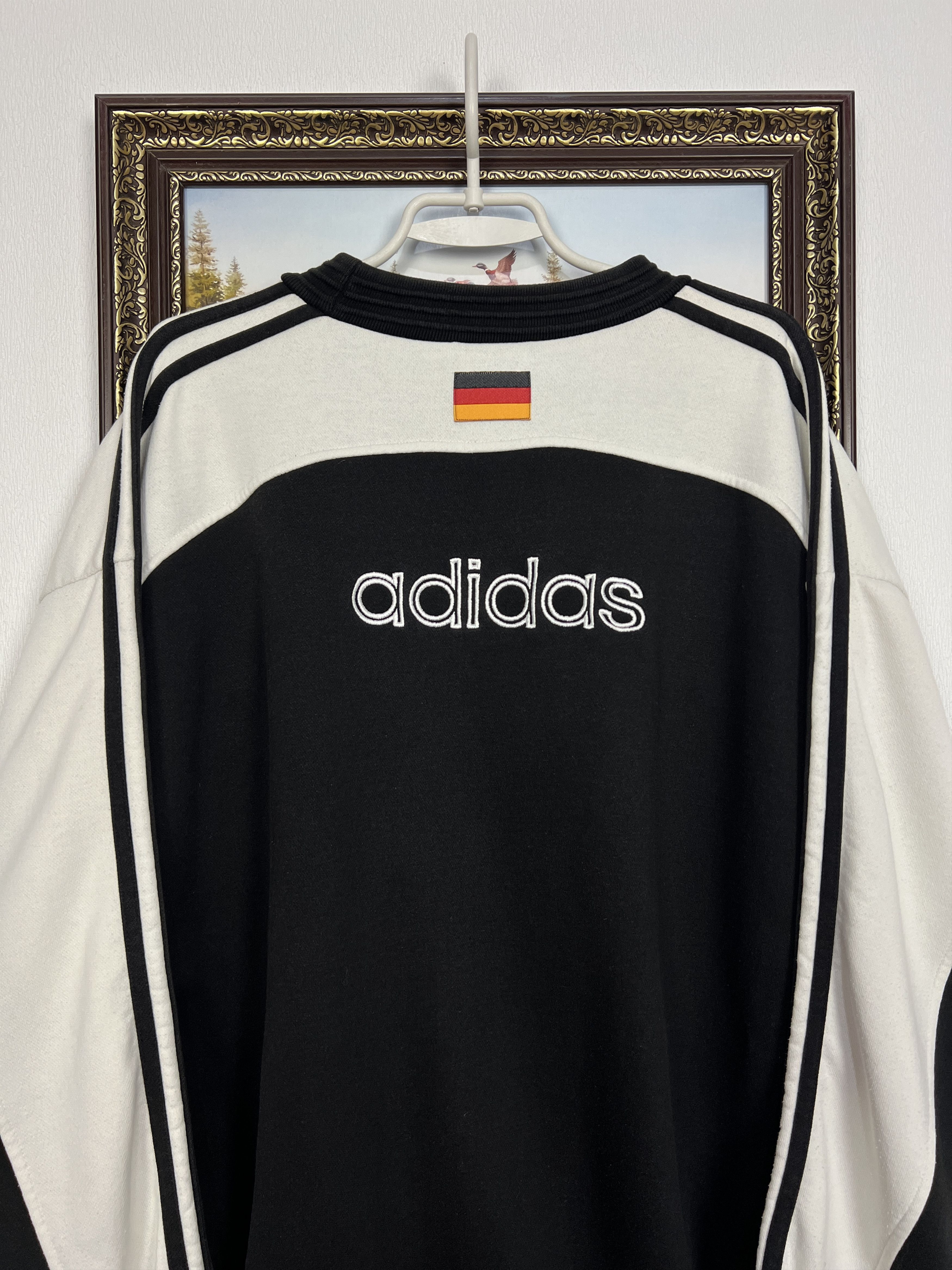 Adidas Germany Football Sweatshirt Soccer Crewneck Track Top Size US L / EU 52-54 / 3 - 9 Thumbnail