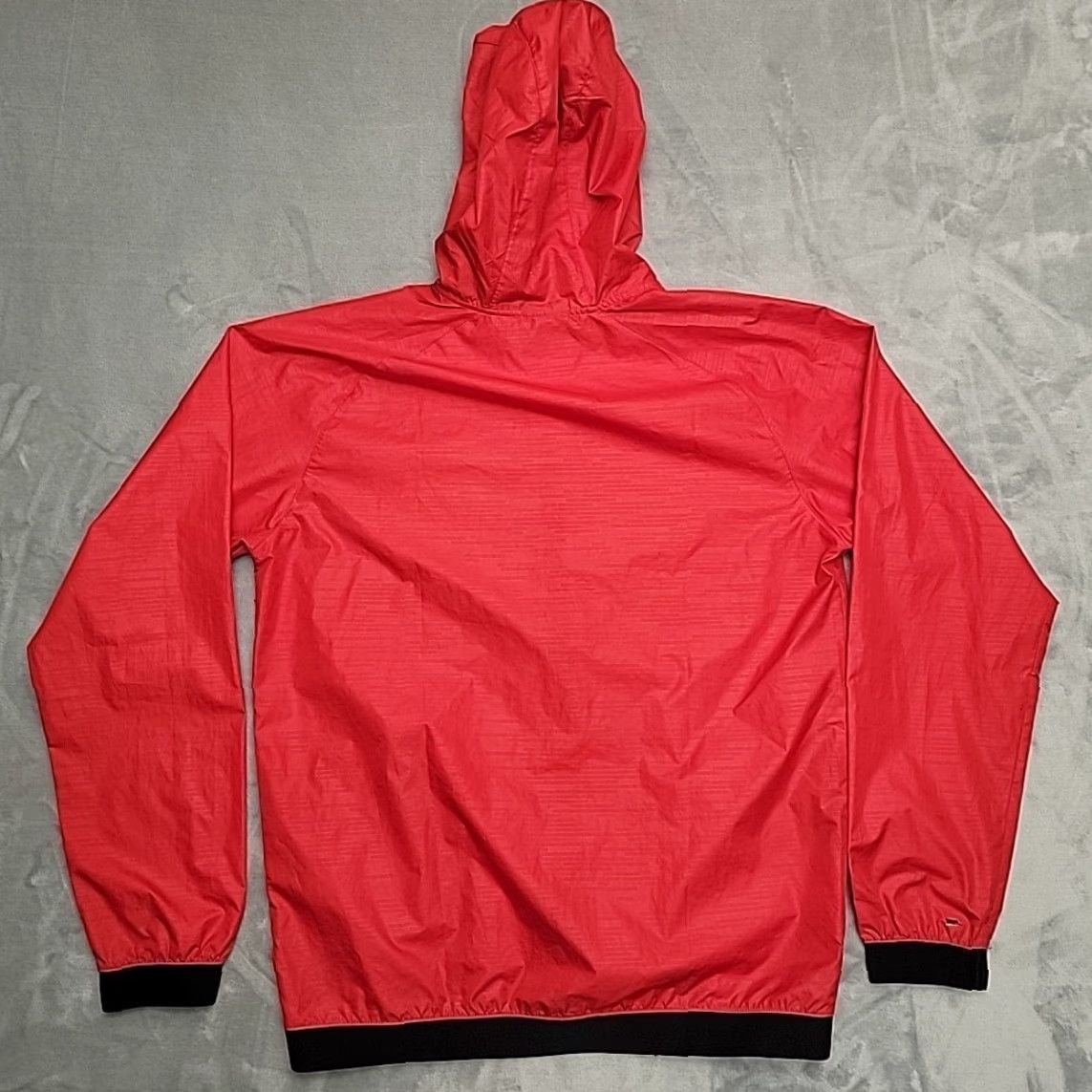 Adidas VINTAGE Adidas Jacket Mens Large Red Hooded Windbreaker Ripstop Outdoor Retro Size US L / EU 52-54 / 3 - 6 Thumbnail