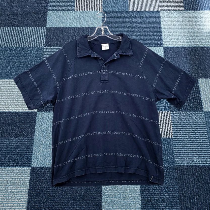 Vintage Columbia Polo Shirt Mens M Blue Palm Tree Short Sleeve Casual Travel Outdoor Graphite/Blue? Size US M / EU 48-50 / 2 - 1 Thumbnail