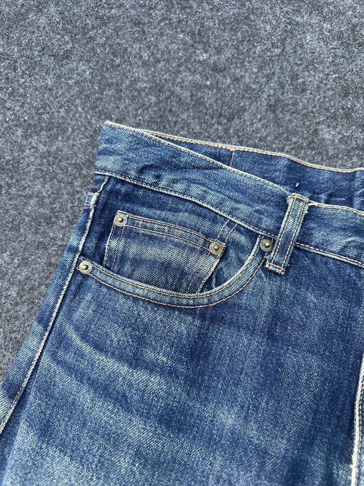 Vintage Vintage Original Denim Blue Washed Denim 31x31 D84 Size US 31 - 7 Thumbnail