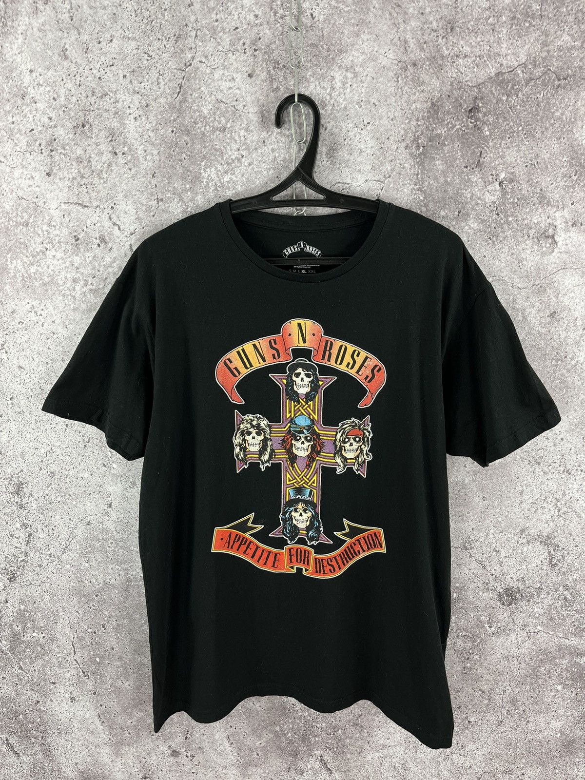 Band Tees Gun N Roses T-Shirt Appetite For Destruction Big Scull Logo Size US XL / EU 56 / 4 - 1 Thumbnail