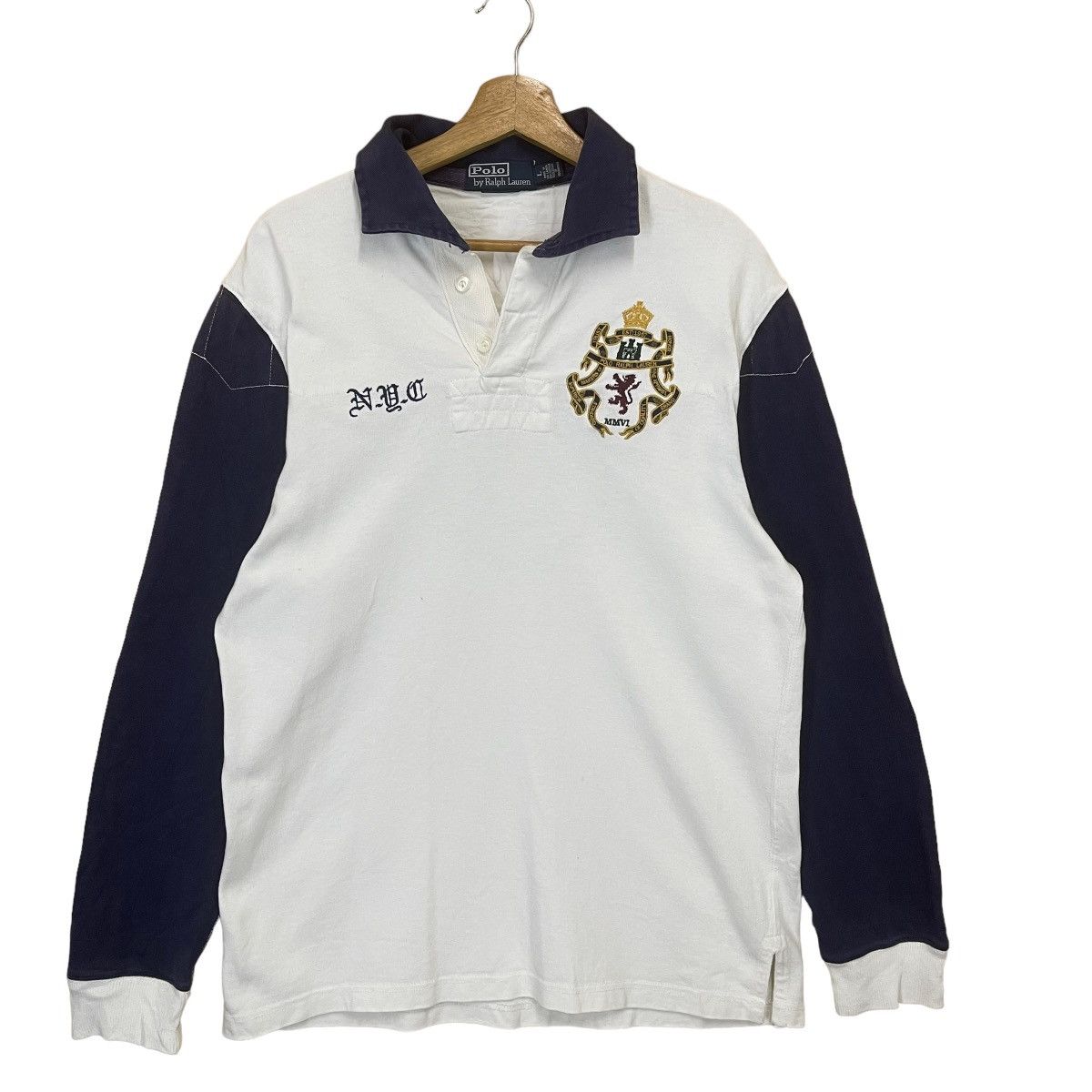 Vintage 90s Polo By Ralph Lauren Big Logo Polo Rugby Shirt