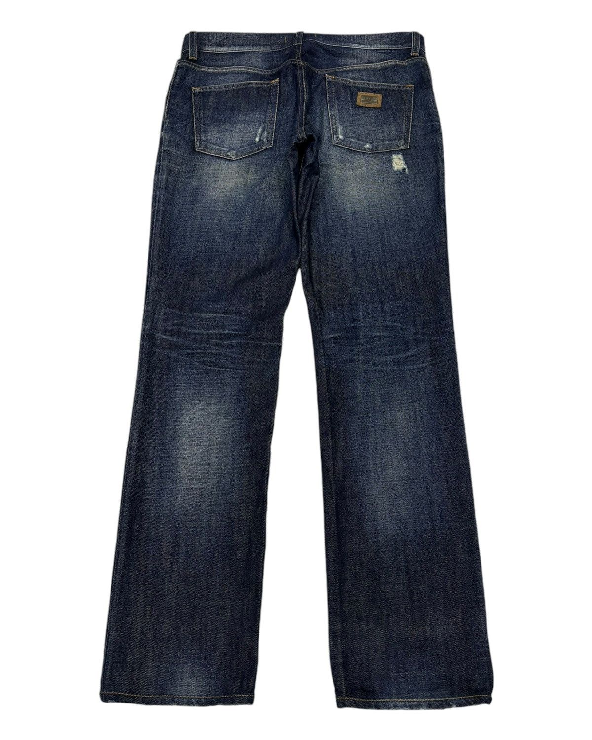 Dolce & Gabbana 🔥DOLCE & GABBANA BLUE DISTRESSED DENIM JEANS Size US 34 / EU 50 - 2 Thumbnail