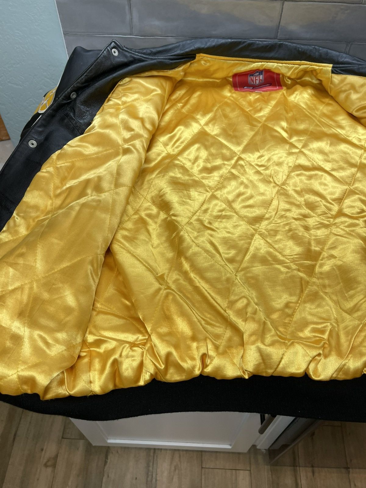 Reebok Pittsburgh Steelers Reebok 90s Jeff Hamilton Jacket Sz 3XL Size US XXL / EU 58 / 5 - 11 Thumbnail