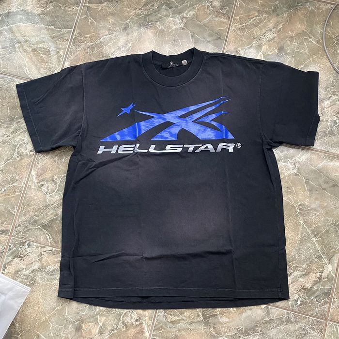 Streetwear Hellstar Gel Sport Logo T Shirt Grailed