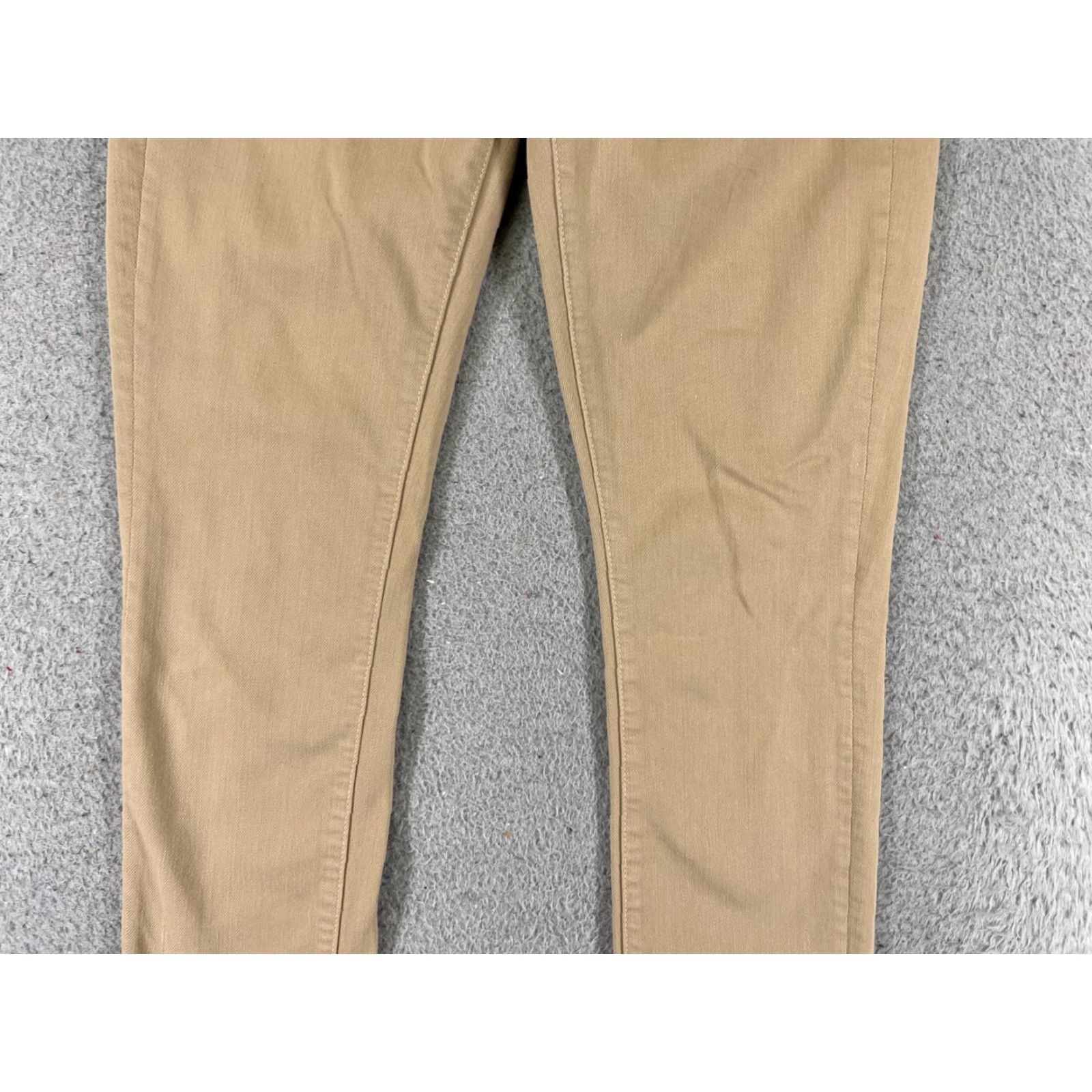 Vintage VINTAGE Genetic Women’s Skinny Jeans Pants 27 Beige Cotton Low Rise Embroidered 90s Casual Girls Size 27" / US 4 / IT 40 - 3 Thumbnail