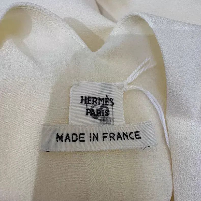 Hermes Hermes Double Layered Real Silk Mulberry Silk Top Size M / US 6-8 / IT 42-44 - 7 Thumbnail