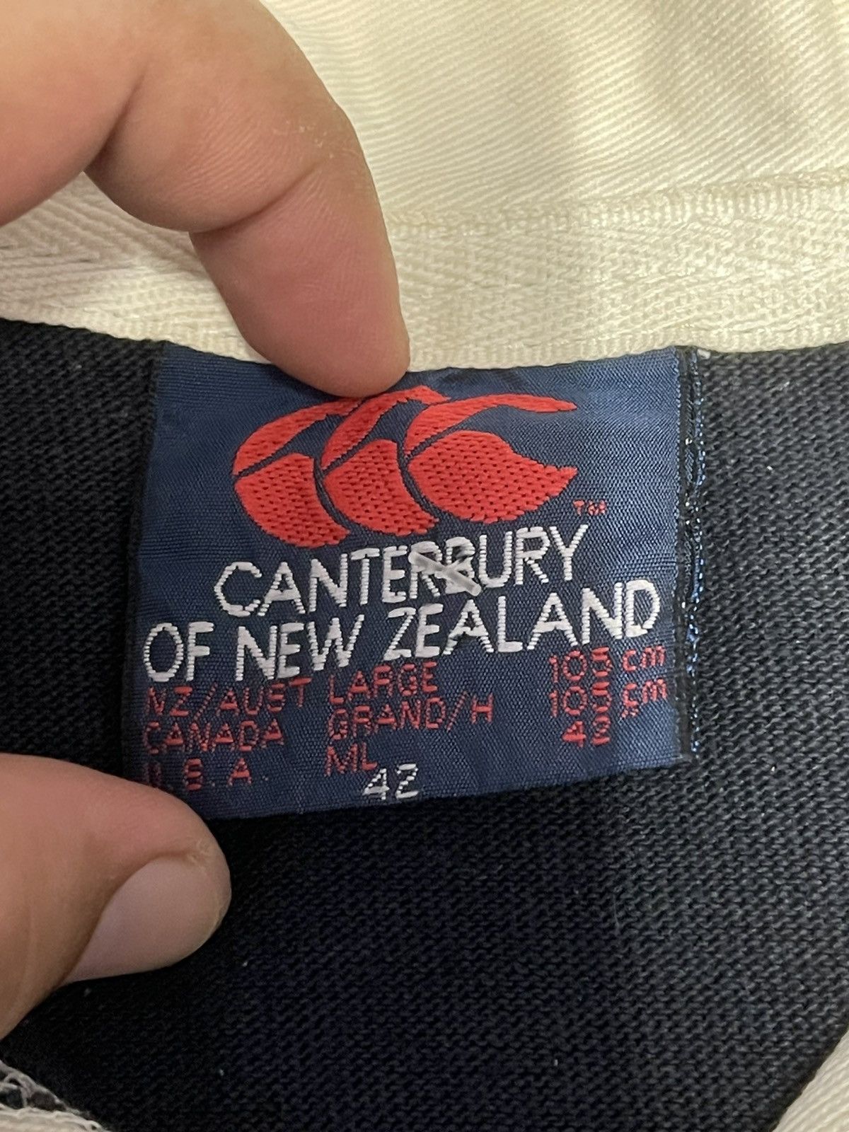 Canterbury of New Zealand Vintage Canterbury of New Zealand All Blacks Rugby Jersey Size US XS / EU 42 / 0 - 4 Thumbnail