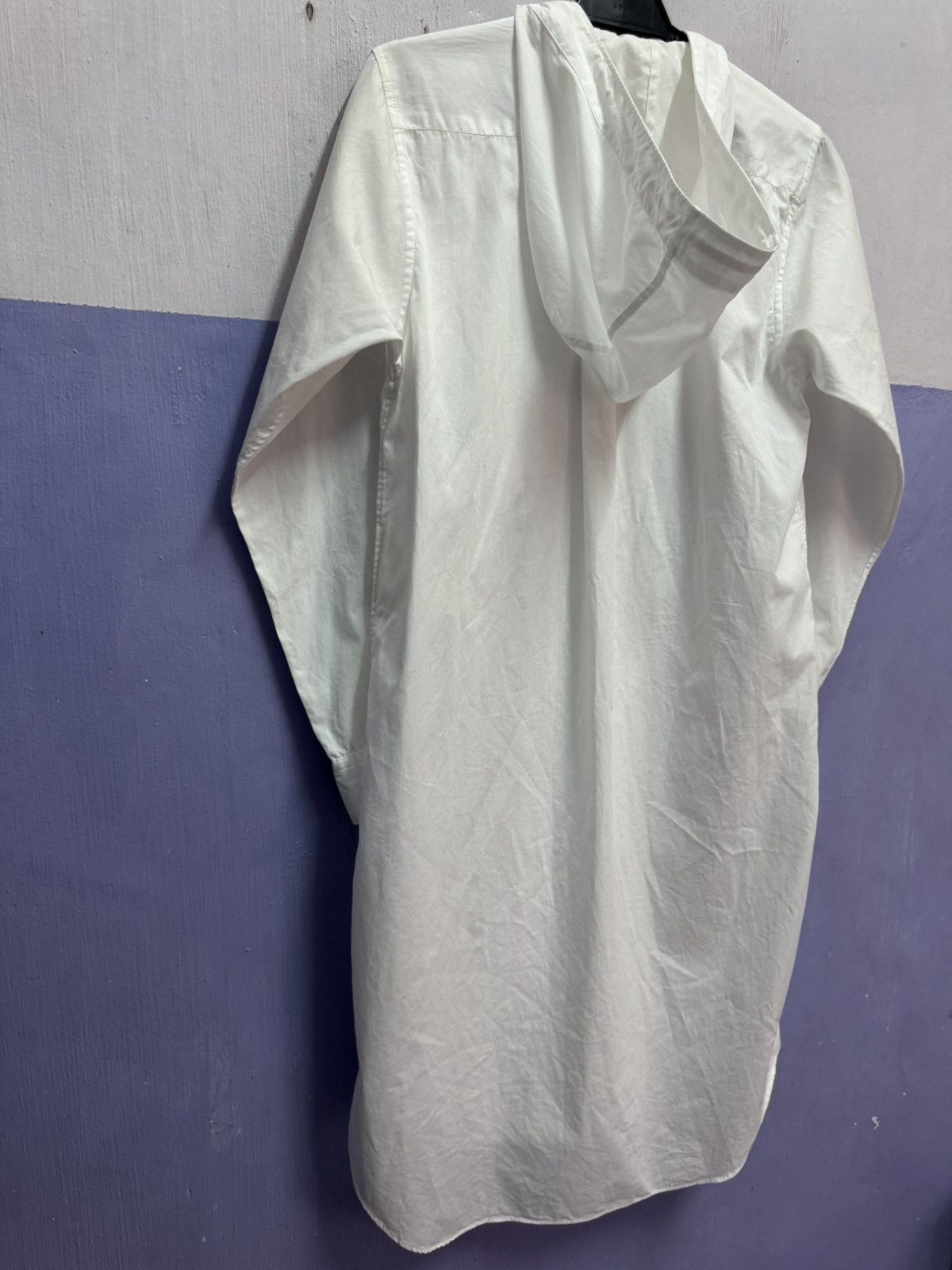 Comme des Garcons COMME des GARCONS Cotton Hooded Long Shirt Size S Size US S / EU 44-46 / 1 - 14 Thumbnail