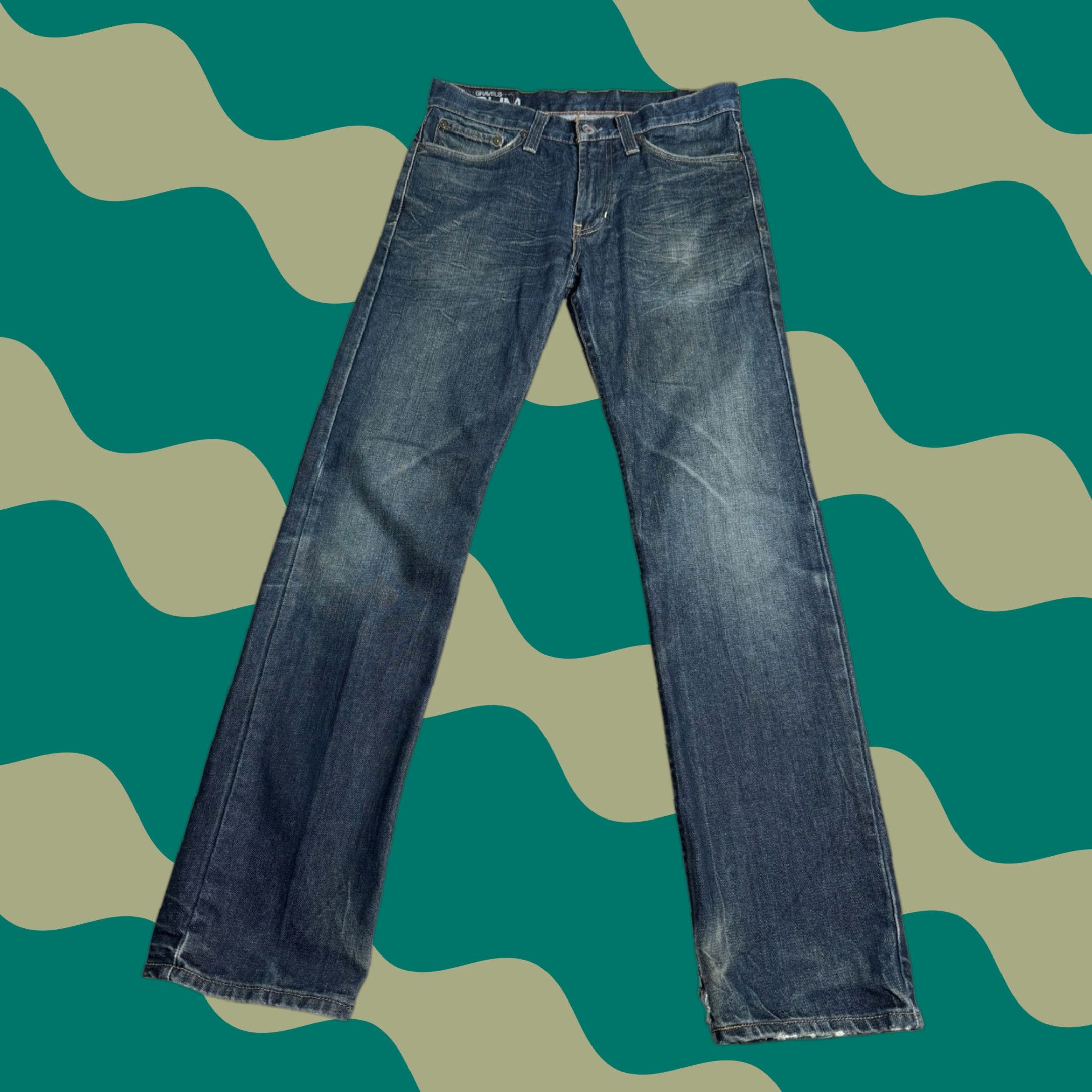 Vintage Bullhead Denim Co. Slim Fit Jeans Distressed Blue Denim Men's Size 30x32 Jeans Size US 30 / EU 46 - 1 Thumbnail