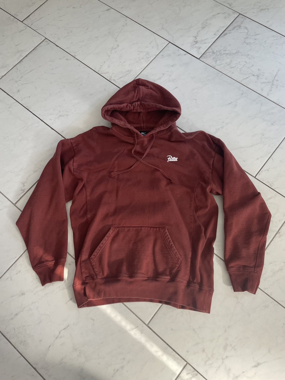 Patta Patta Burgundy Red Basic Hoodie Size US M / EU 48-50 / 2 - 1 Thumbnail