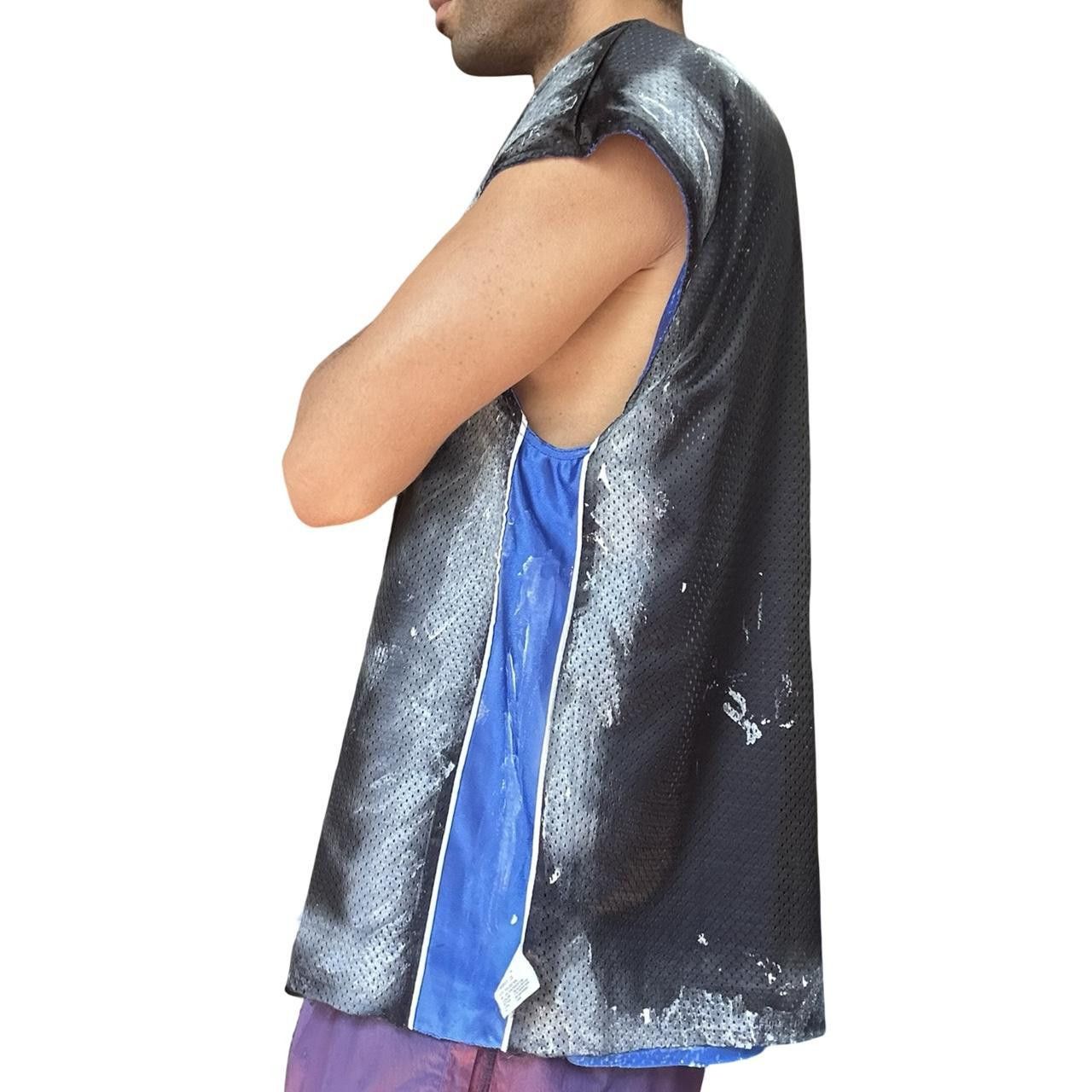 Starter ASTROBOI* x Starter Black & Blue Ripped Mesh Tank Top - XXL Size US XXL / EU 58 / 5 - 4 Thumbnail