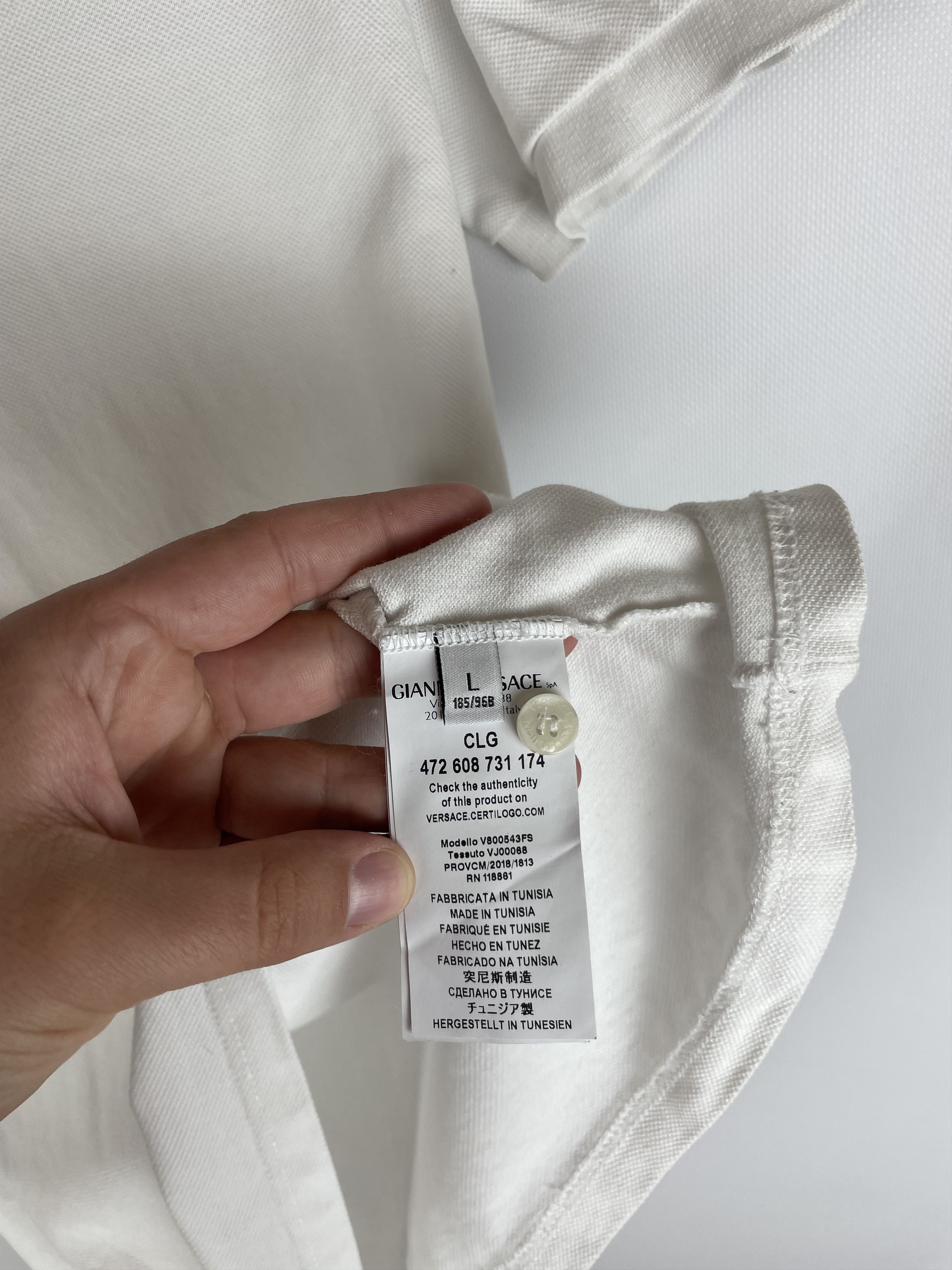 Versace Versace Collection Polo Size US L / EU 52-54 / 3 - 7 Thumbnail
