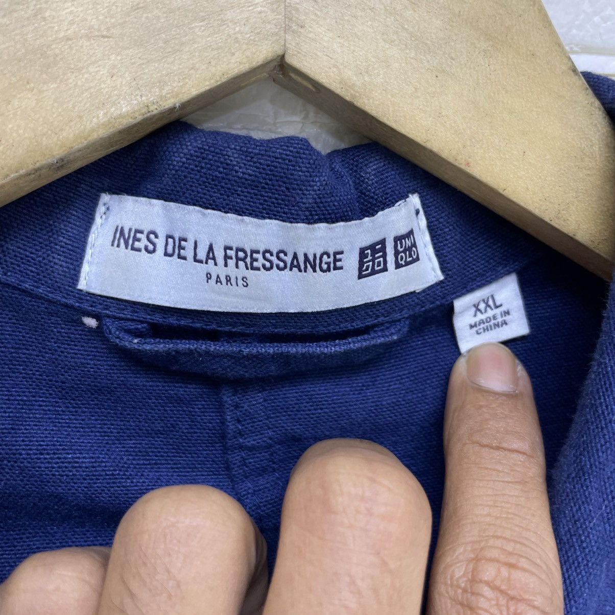 Indigo × Vintage Italian Designer Ines De La Fressance Indigo Jacket Size L / US 10 / IT 46 - 4 Thumbnail